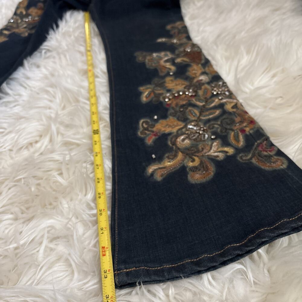 Ralph Lauren Black Label Embellished Jeans Embroidered Bead Jewel Denim 30 $1690 - Picture 13 of 16
